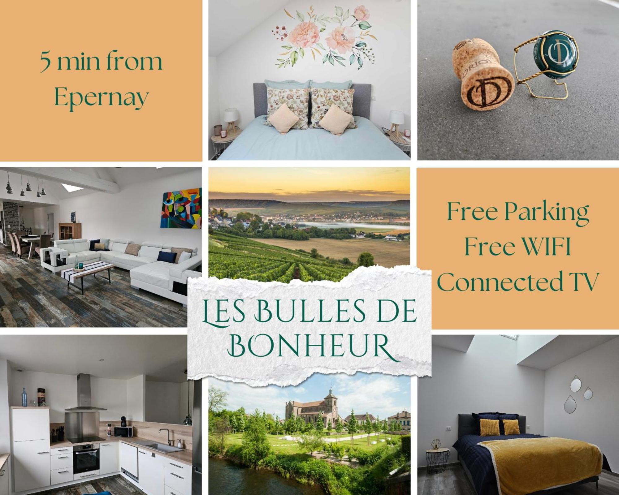 Ferienwohnung Les Bulles De Bonheur - Au Coeur Du Vignoble Champenois Chouilly Exterior foto